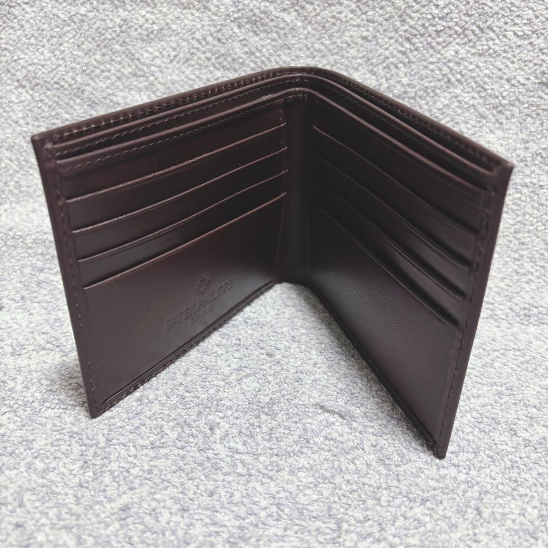 【新品未使用】PATEK PHILIPPE GENEVE 2つ折り財布　ブラウン