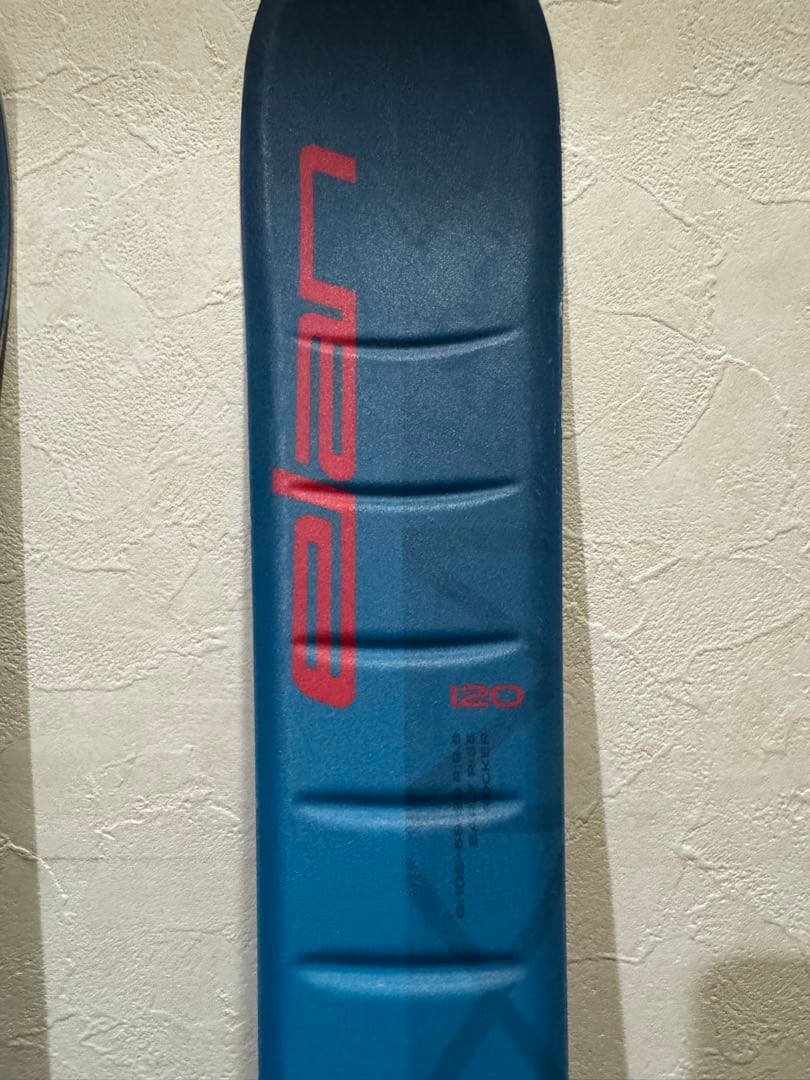 スキーセット　板elan 120cm 2025年1月購入　ブーツメットストック