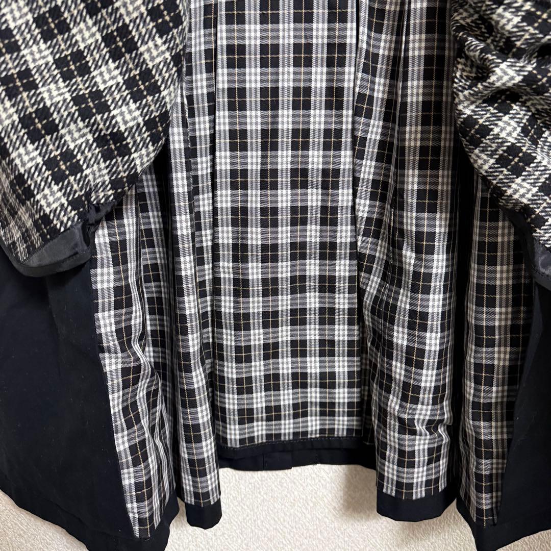 極美品✨️ BURBERRY トレンチコート 女優襟 黒 ベルト ダブルボタン