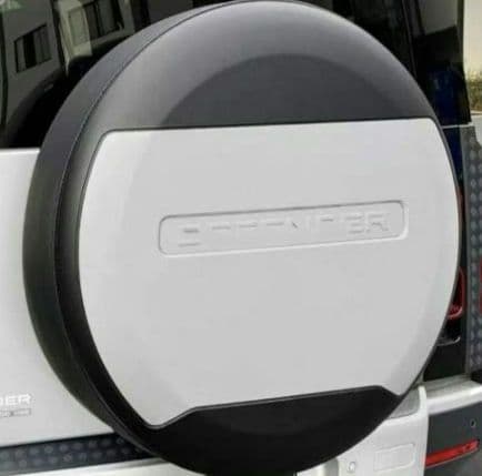 ランドローバー ディフェンダー リアタイヤカバー フジホワイト