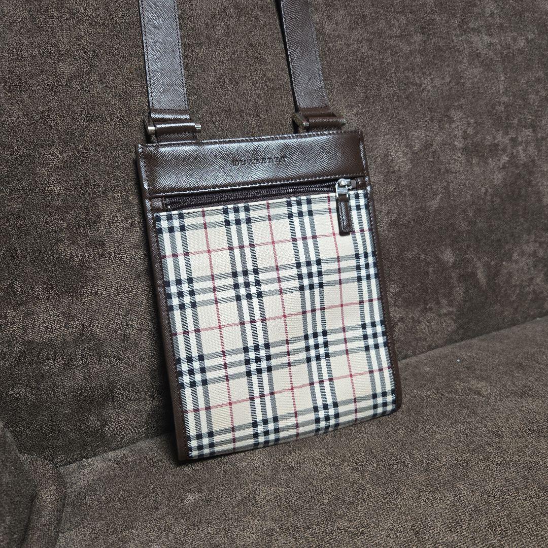 BURBERRY チェック柄ショルダーバッグ