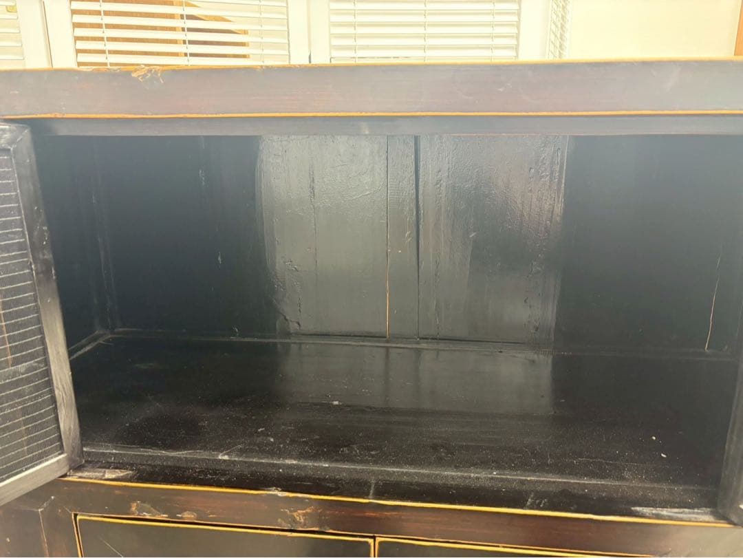 中国　香港家具　アンティークキャビネット