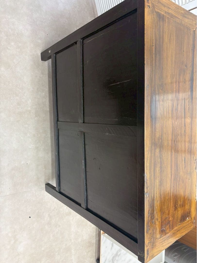 中国　香港家具　アンティークキャビネット