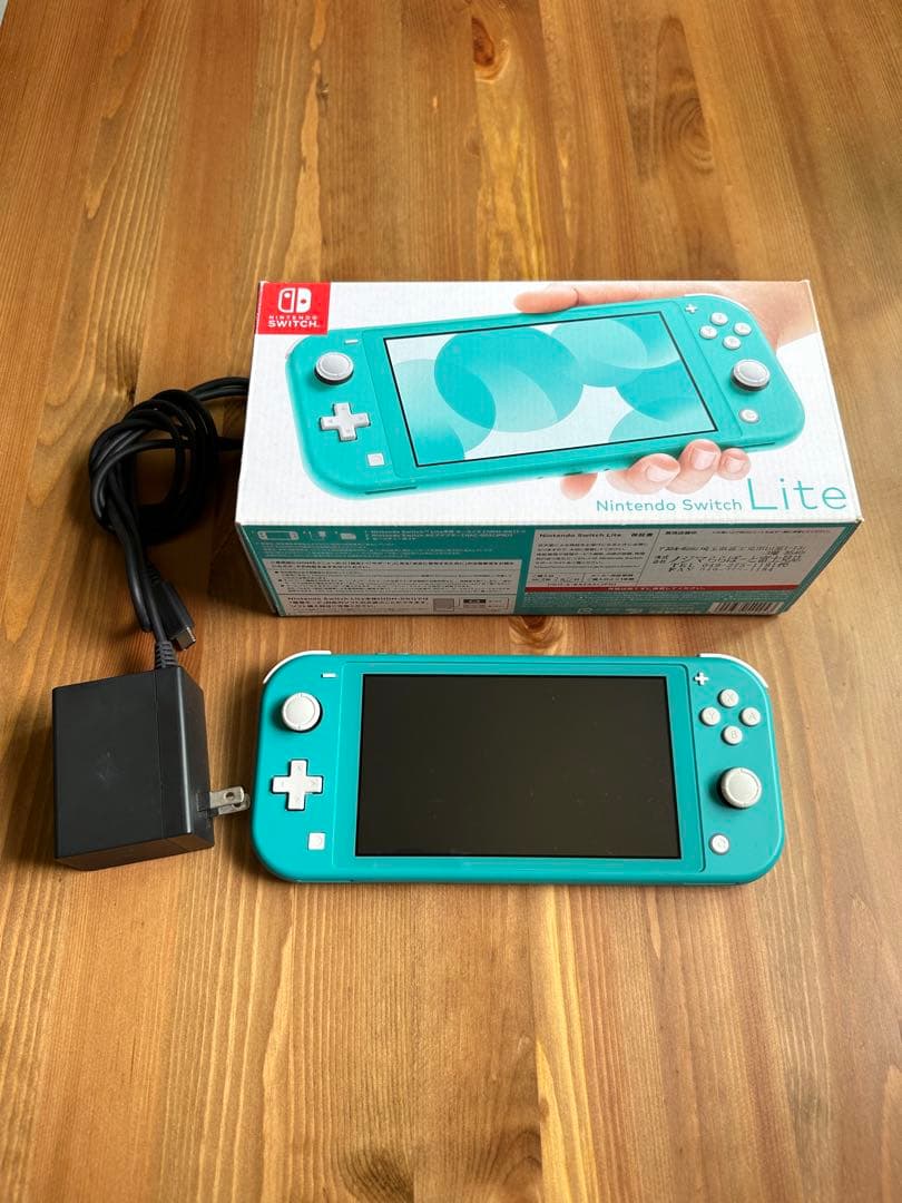 【箱付き美品】Nintendo Switch Liteターコイズ/動作確認済