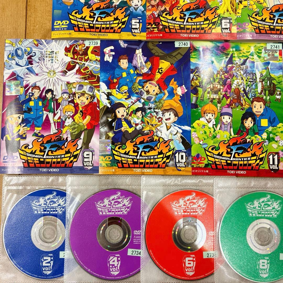 デジモンフロンティア　本編＋劇場版　全13巻セット　DVD　アニメ　匿名配送