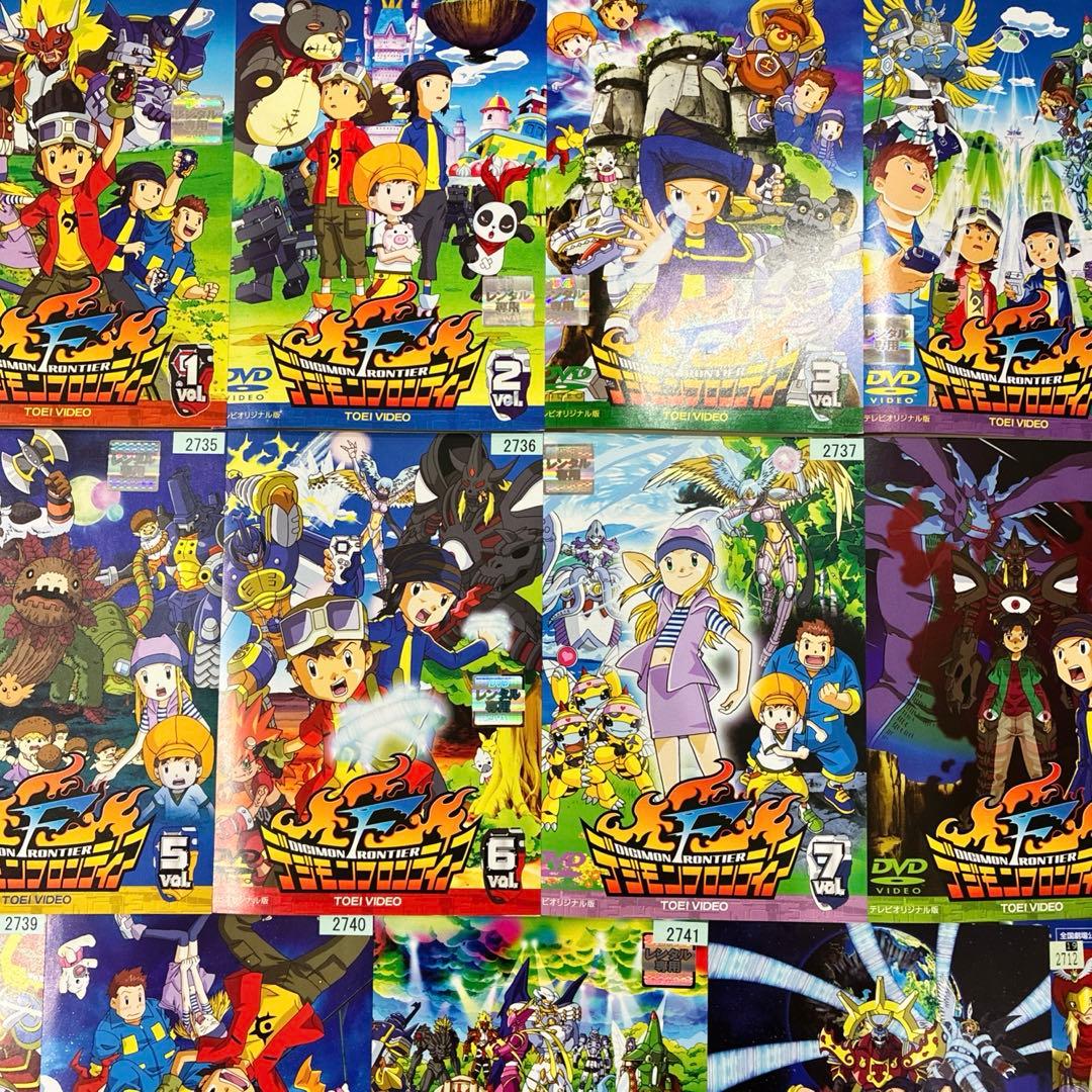 デジモンフロンティア　本編＋劇場版　全13巻セット　DVD　アニメ　匿名配送