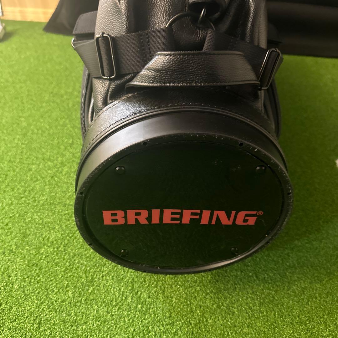 BRIEFING GOLF 限定完売品　シュリンクレザーキャディーバッグ　本革