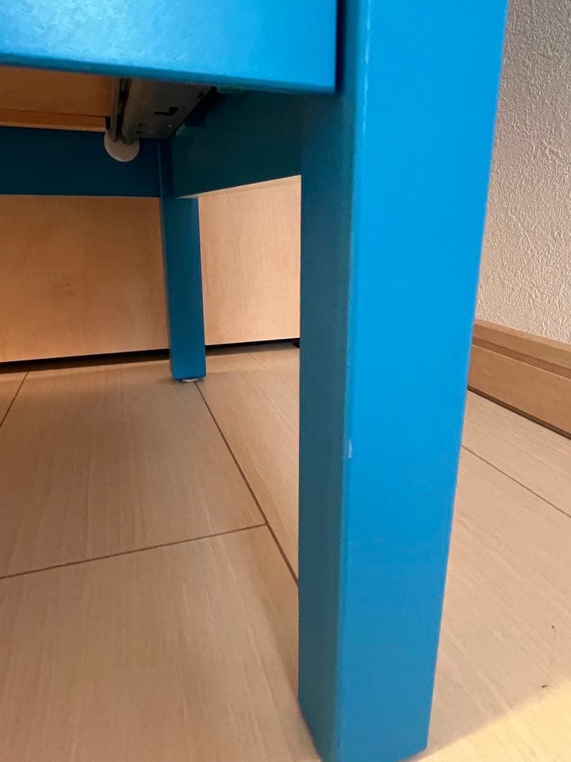 IKEA ノールドリ　NORDNI 木製チェスト　ブルー