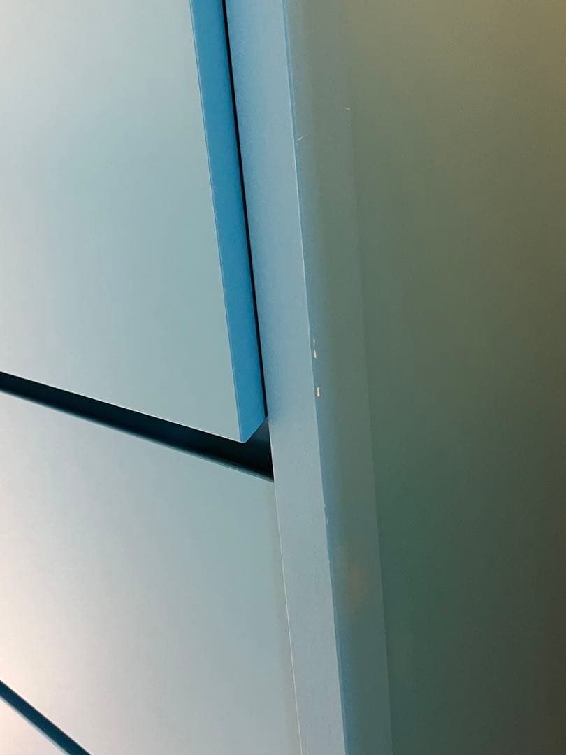 IKEA ノールドリ　NORDNI 木製チェスト　ブルー