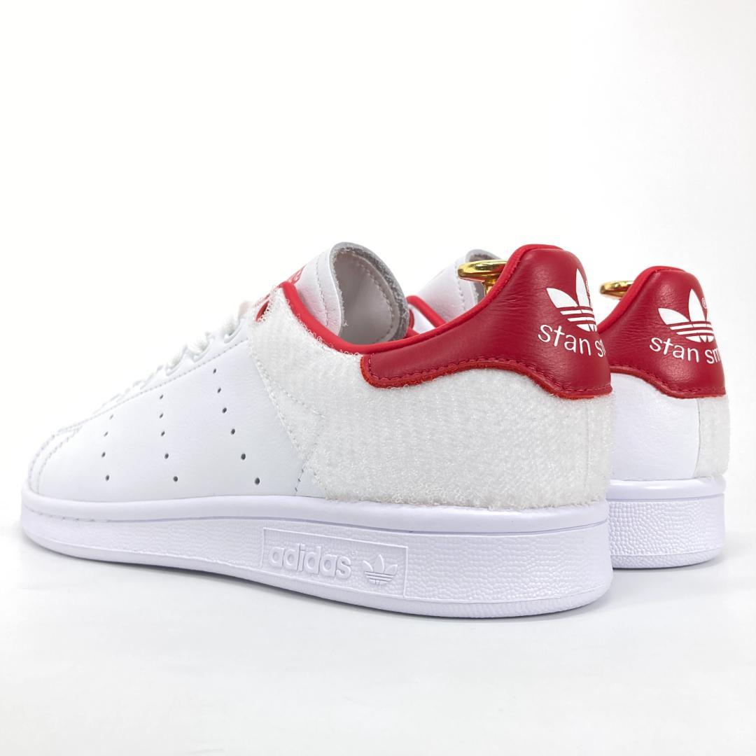 未使用　アディダス　スタンスミス　ワッペン付替レザースニーカー　24.5cm