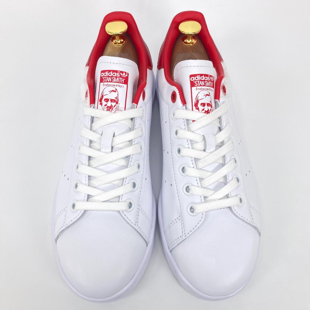 未使用　アディダス　スタンスミス　ワッペン付替レザースニーカー　24.5cm
