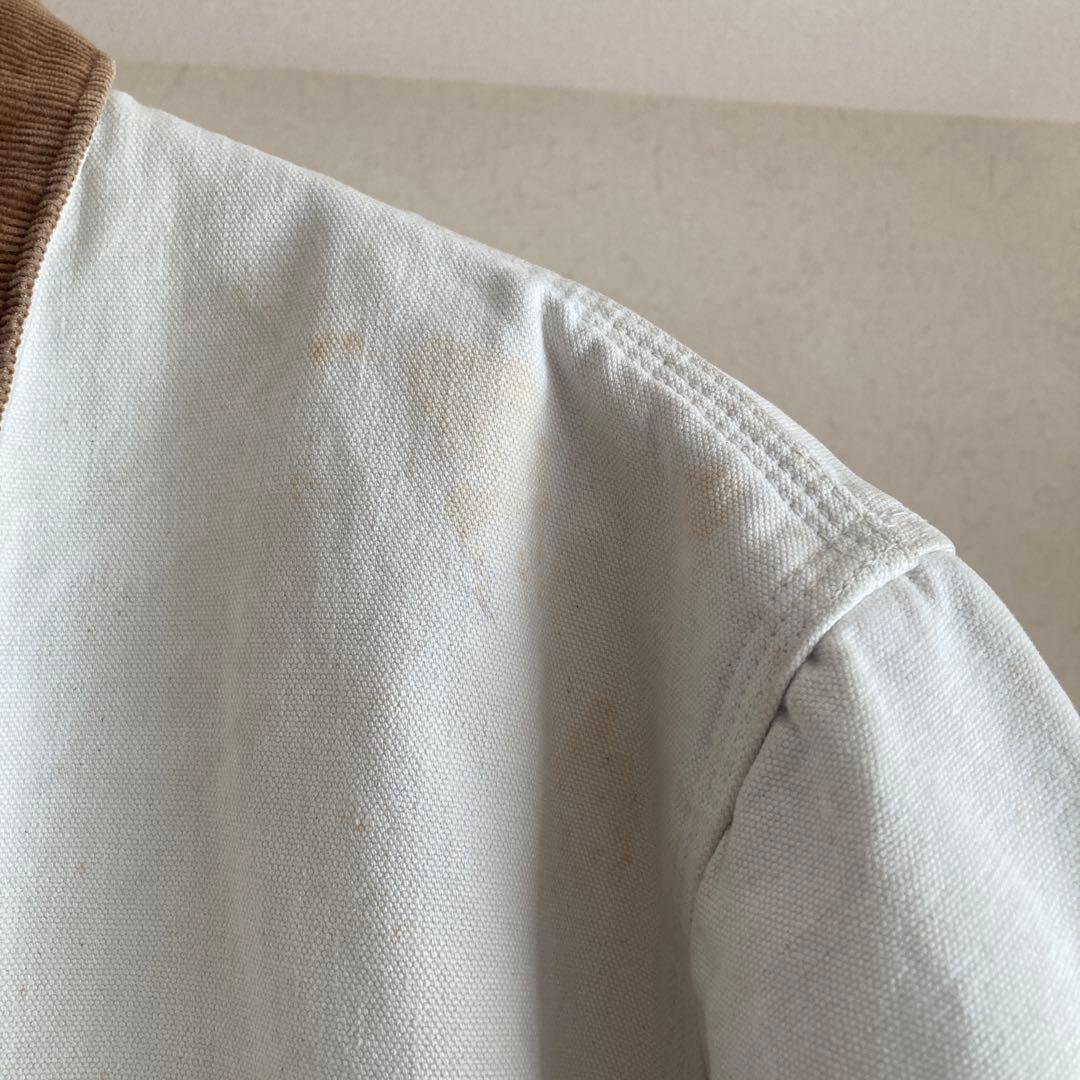 【USA製】Carhartt100Yearsカバーオール42 白L