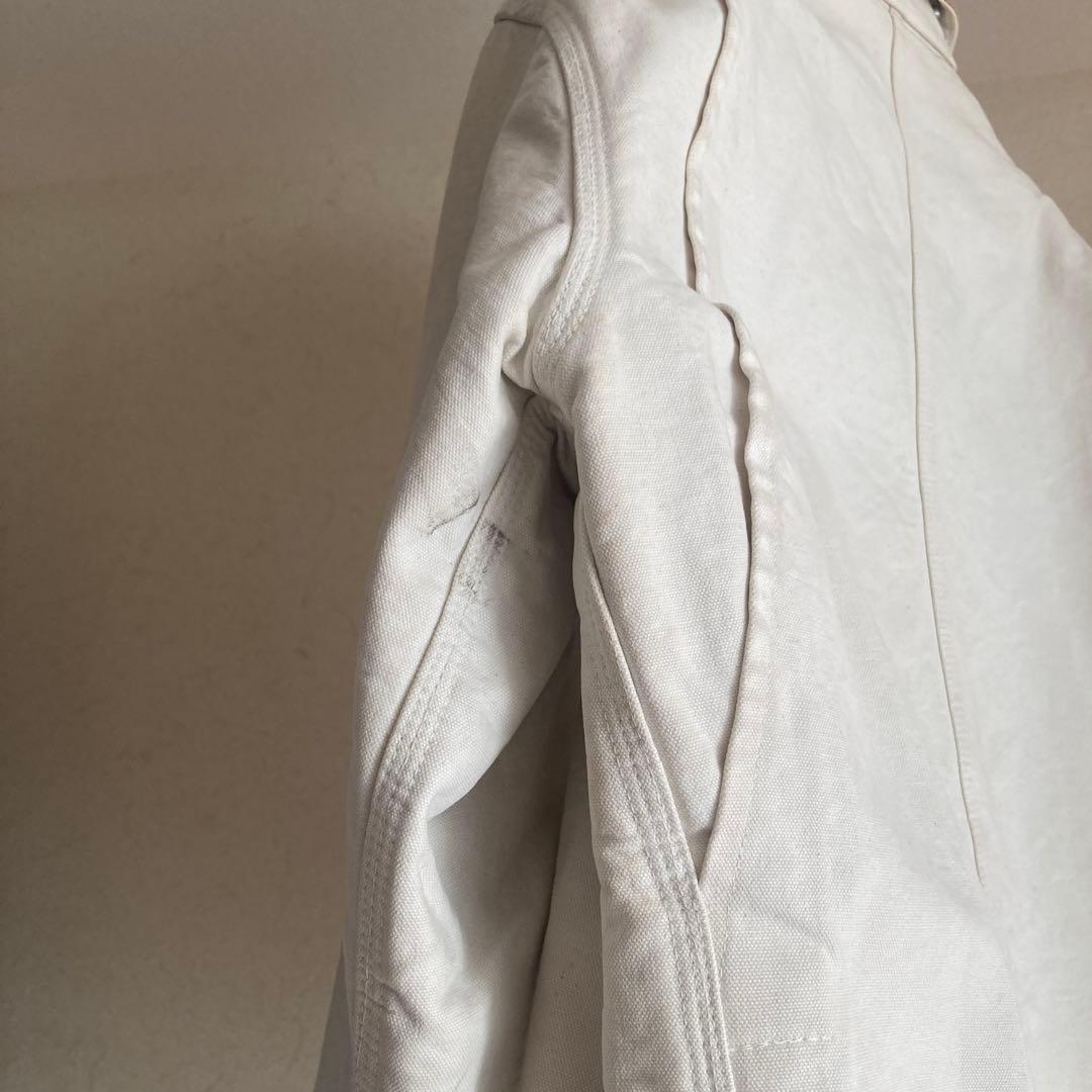 【USA製】Carhartt100Yearsカバーオール42 白L