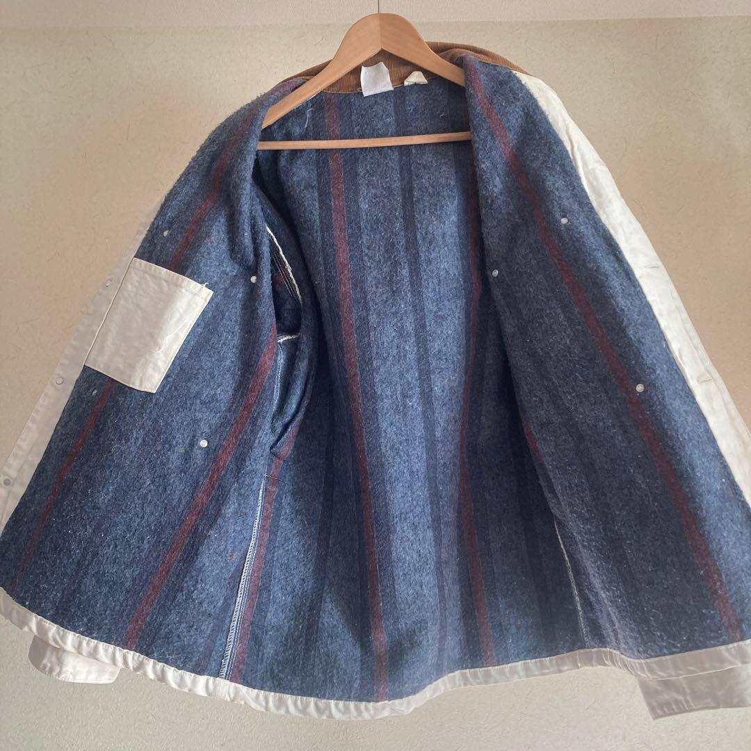 【USA製】Carhartt100Yearsカバーオール42 白L