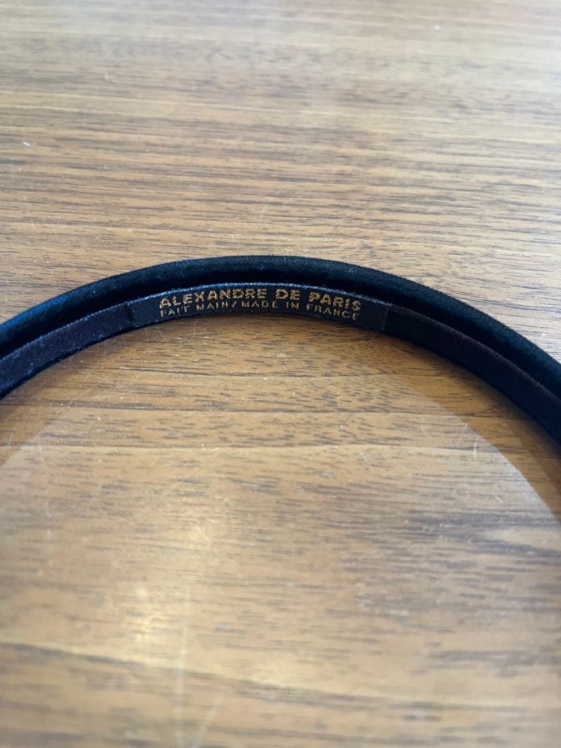 【美品】Alexandre de Paris ベロア カチューシャ