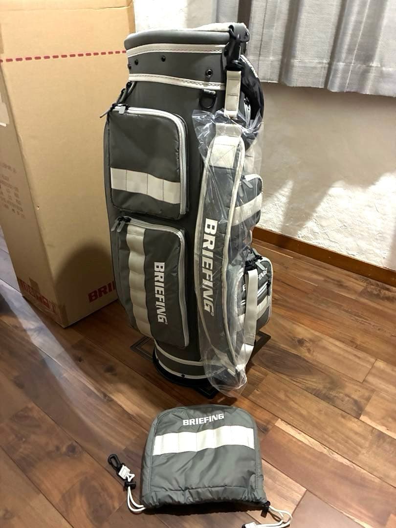 BRIEFING キャディバッグ CR-6 #03 ライトグレー