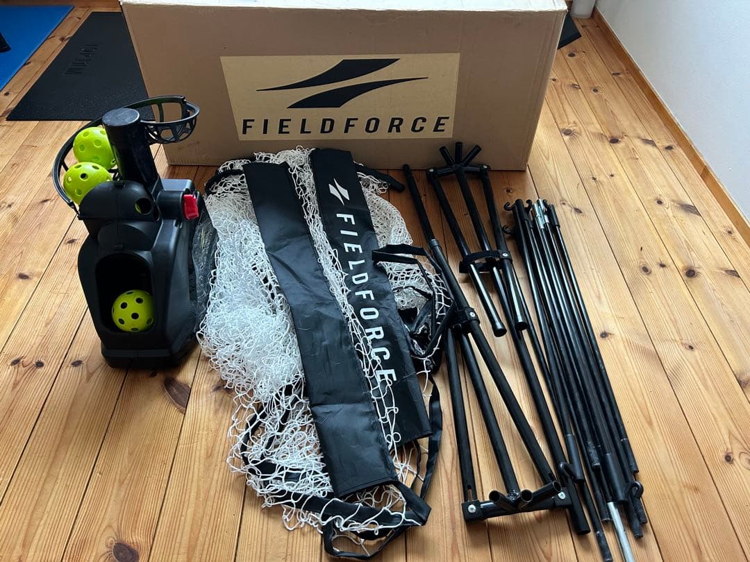 オートリターンフロントトスマシン ネット付➕ティースタンド