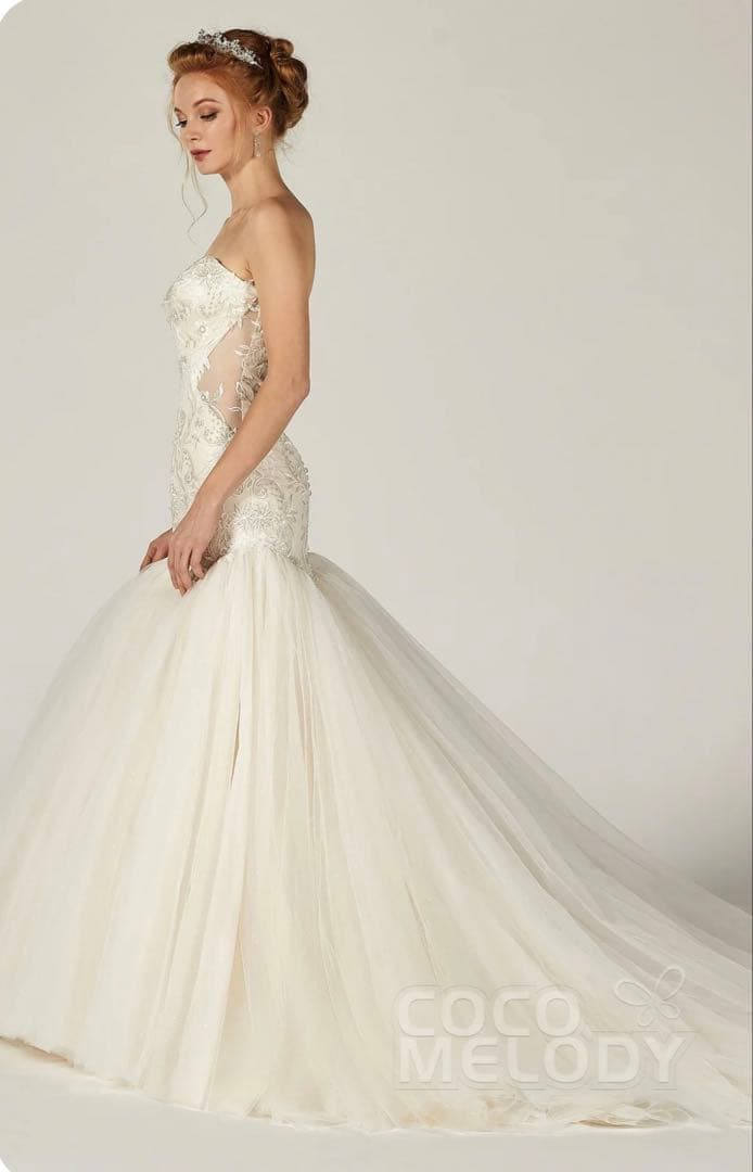 コ*ン様 cocomelody マーメイドドレス　ウェディングドレス　収納袋付き