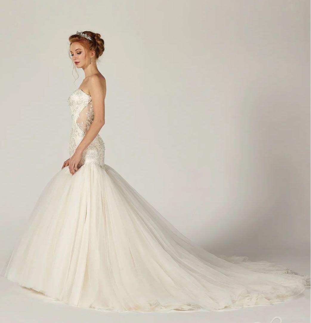 コ*ン様 cocomelody マーメイドドレス　ウェディングドレス　収納袋付き