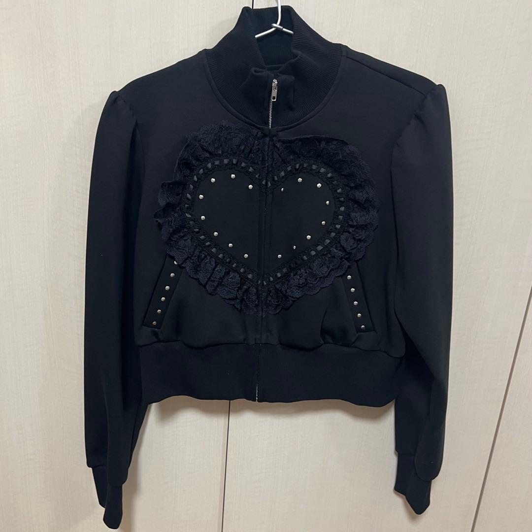 ジャケット・アウター avenchumu Love heart's cake zip outer