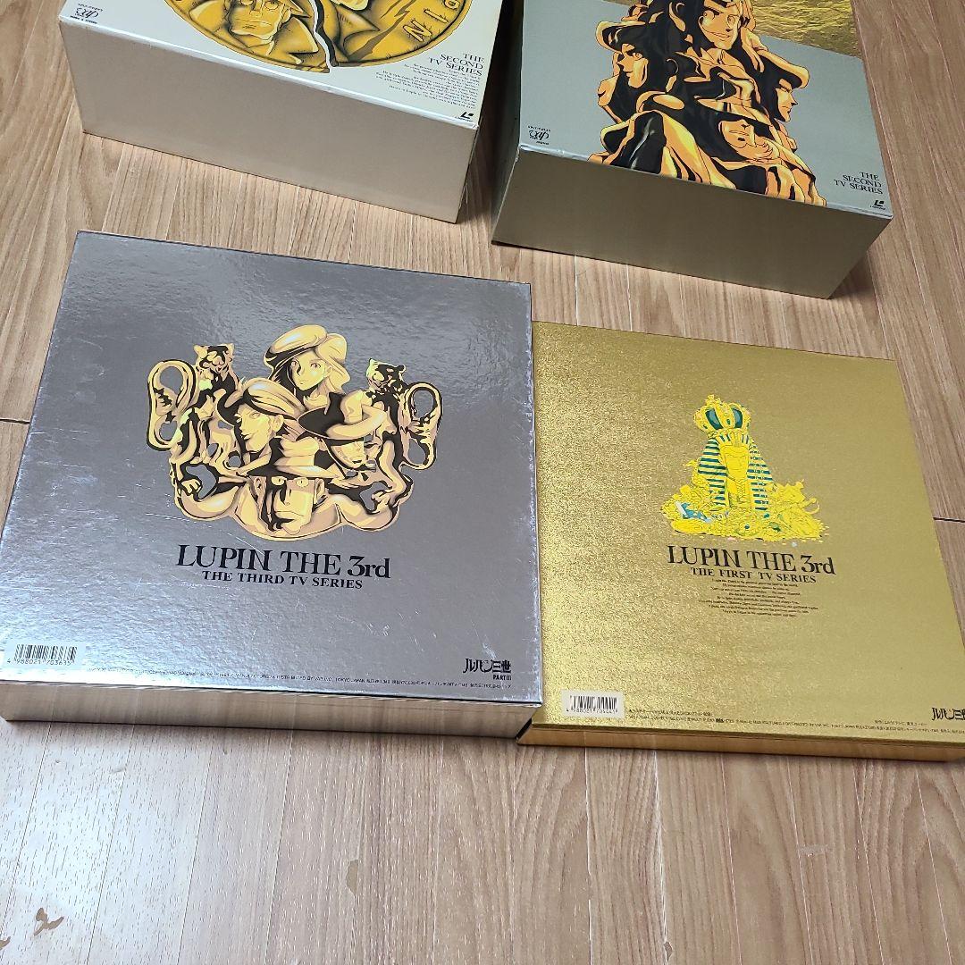 超希少 ルパン三世 レーザーディスク LD BOX テレビシリーズ第１期～第３期