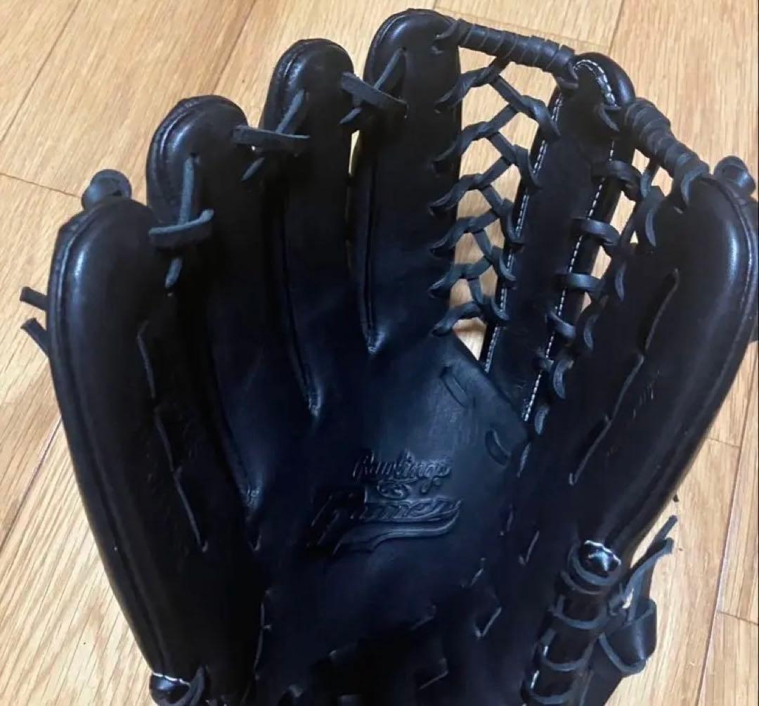 Rawlings ローリングス　軟式　グローブゲーマ ー　ブラック左投げ外野手用