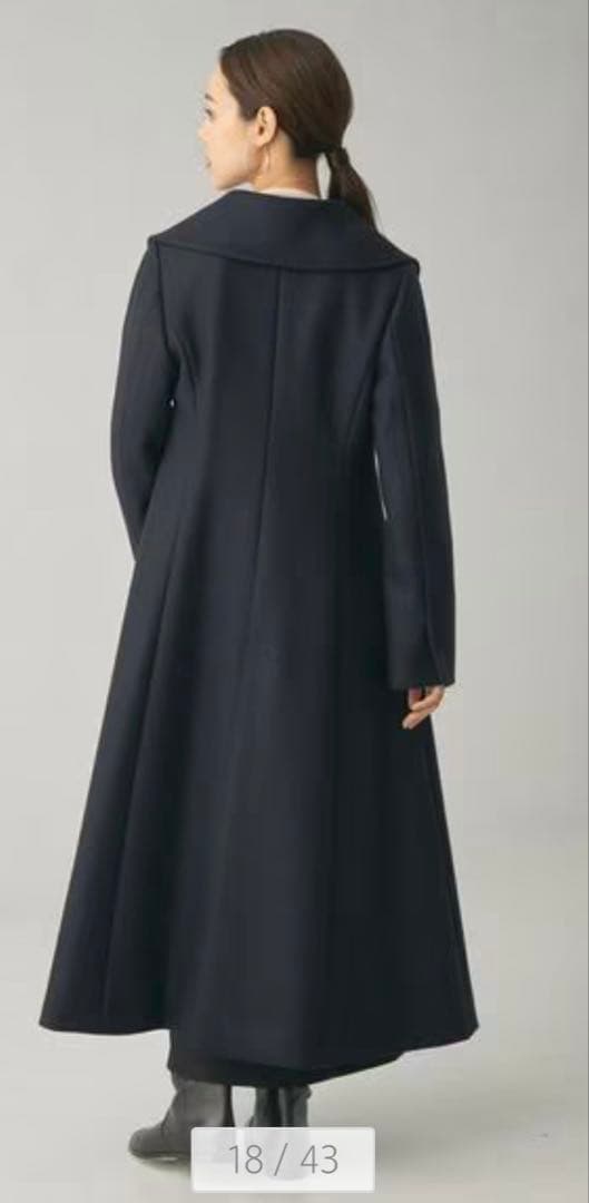 【美品】定価42900円◎EM ダブルボタン ロングコートM