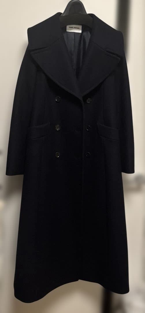 【美品】定価42900円◎EM ダブルボタン ロングコートM