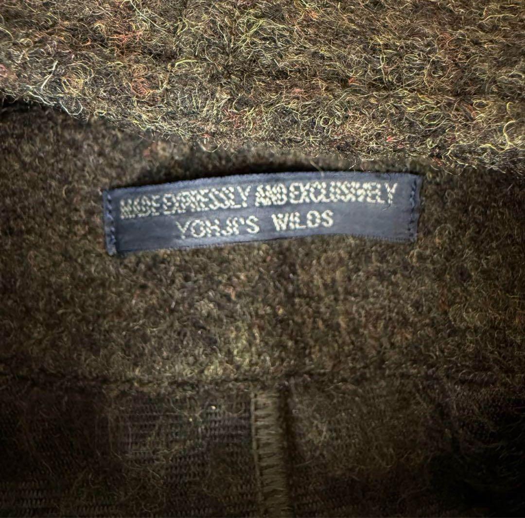 REGULATION yohji yamamoto ウールフーデッドロングコート