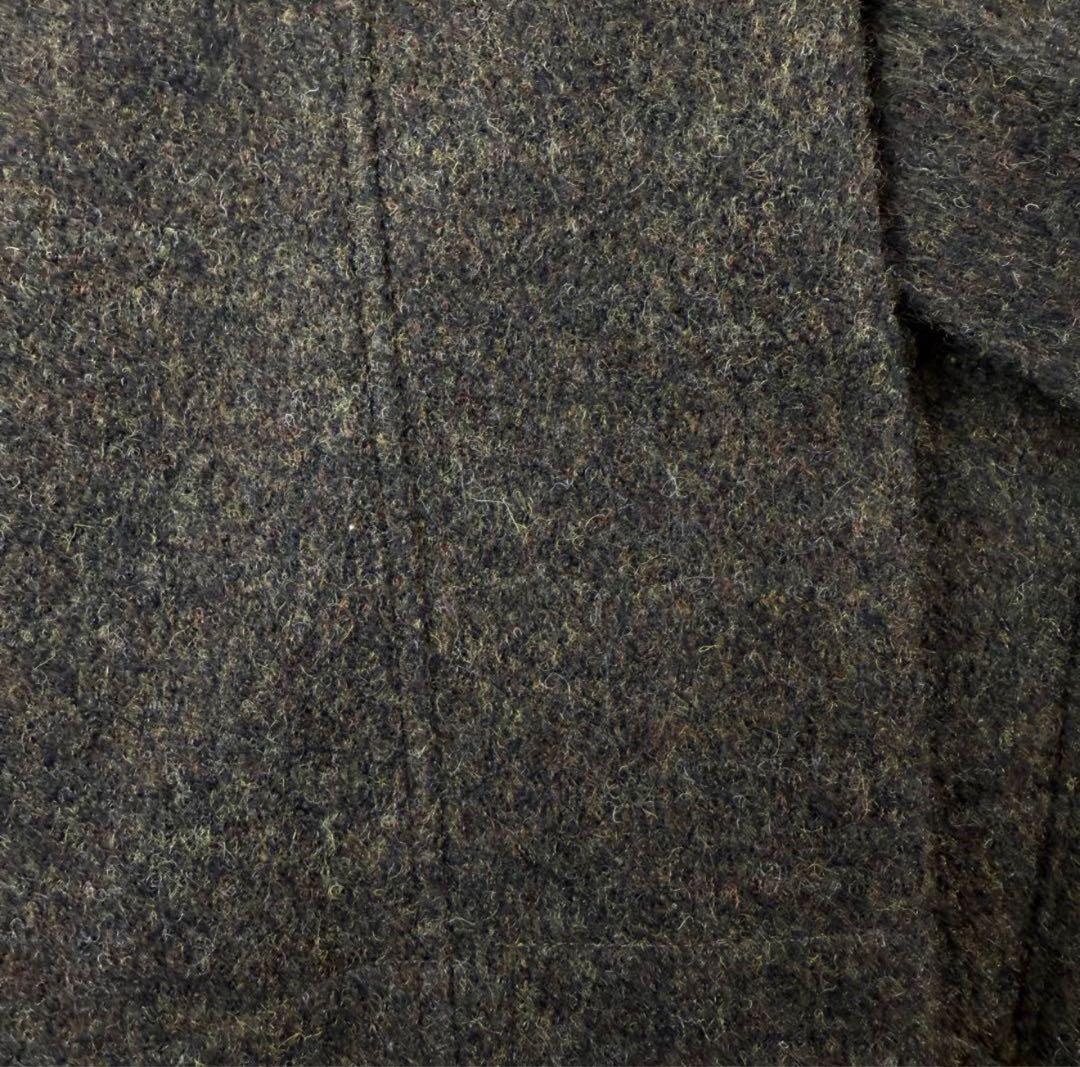 REGULATION yohji yamamoto ウールフーデッドロングコート