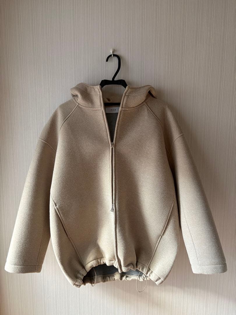 今季12月購入アダムエロペ ブルゾン フーディオーバーサイズF Web限定超美品
