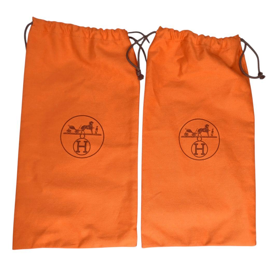 現行ロゴ✨HERMES Hロゴ クイック レザースニーカー 黒