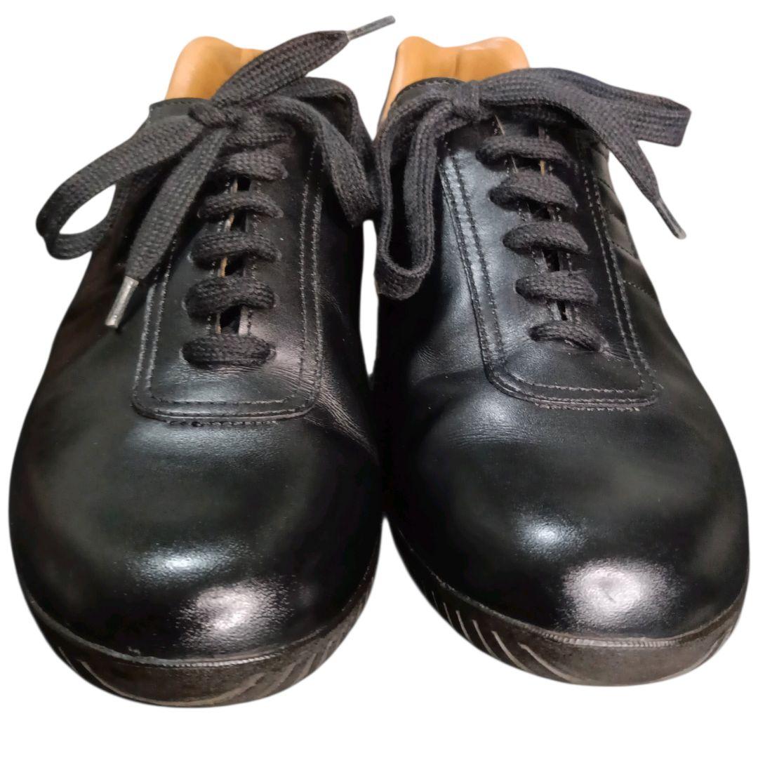 現行ロゴ✨HERMES Hロゴ クイック レザースニーカー 黒