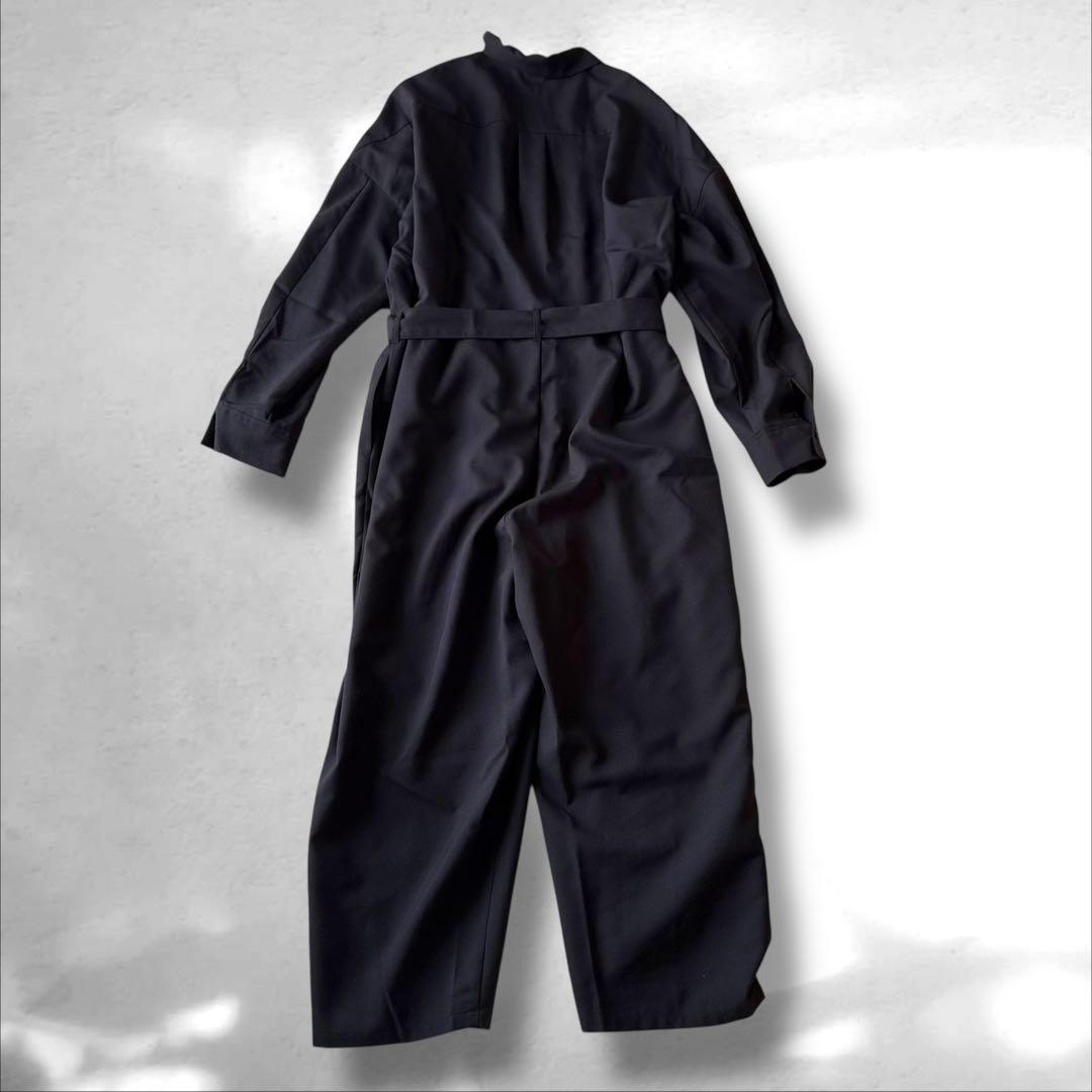 mizuiroind ミズイロインド　ワイドオールインワン　ベルト付き　ブラック