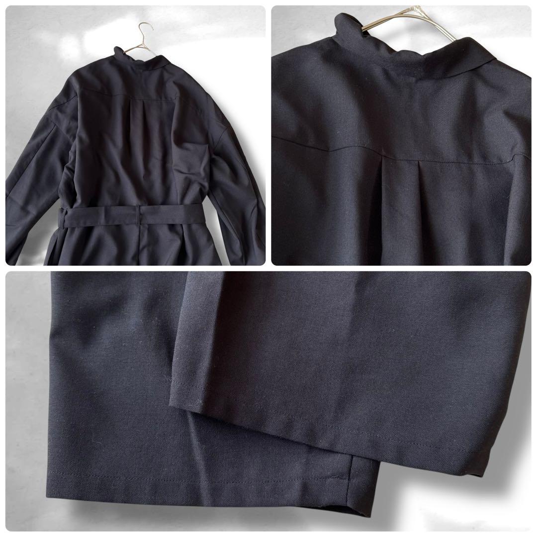 mizuiroind ミズイロインド　ワイドオールインワン　ベルト付き　ブラック