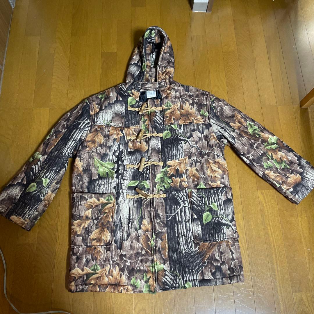 限界まで下げました。初期MAD HECTIC木の葉迷彩ダッフルコートＸＬ