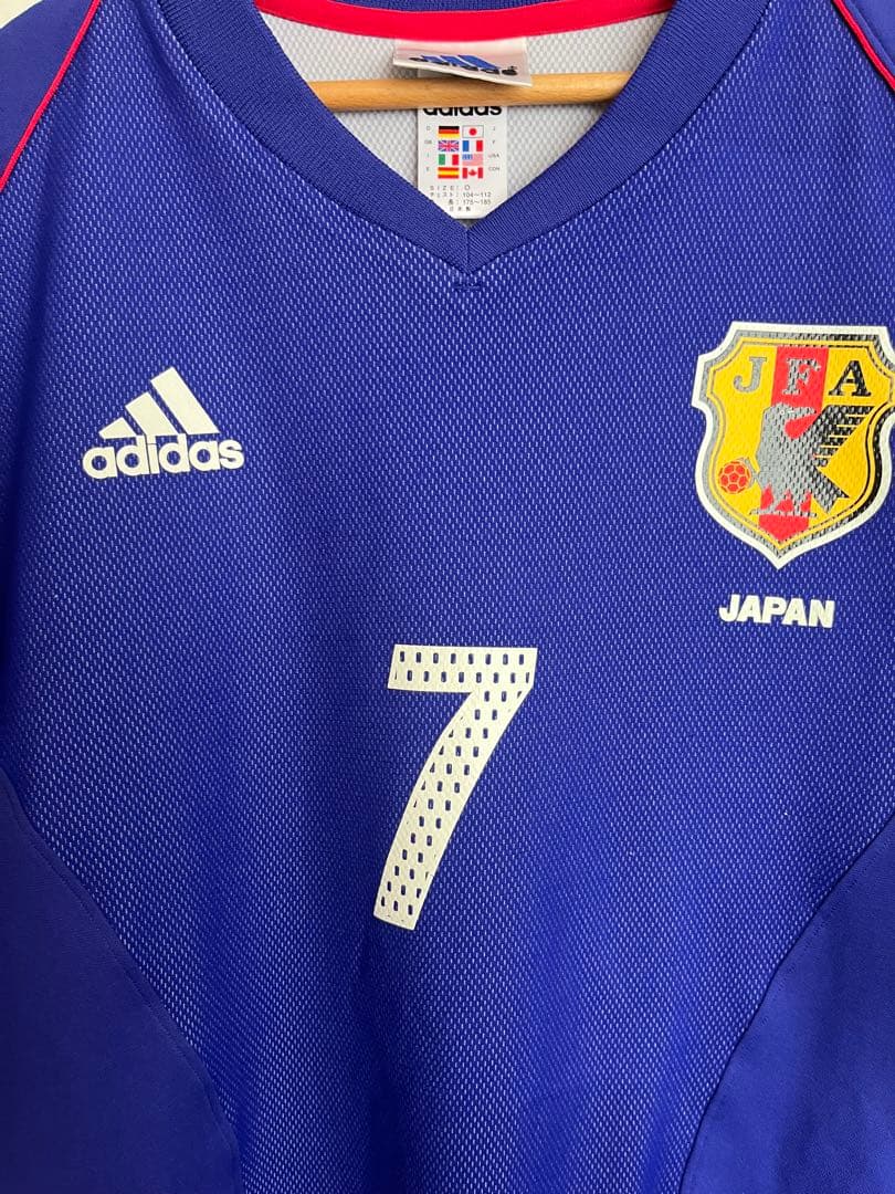 adidas 日本代表　中田英寿　2002 W杯ワールドカップ ユニフォーム　O