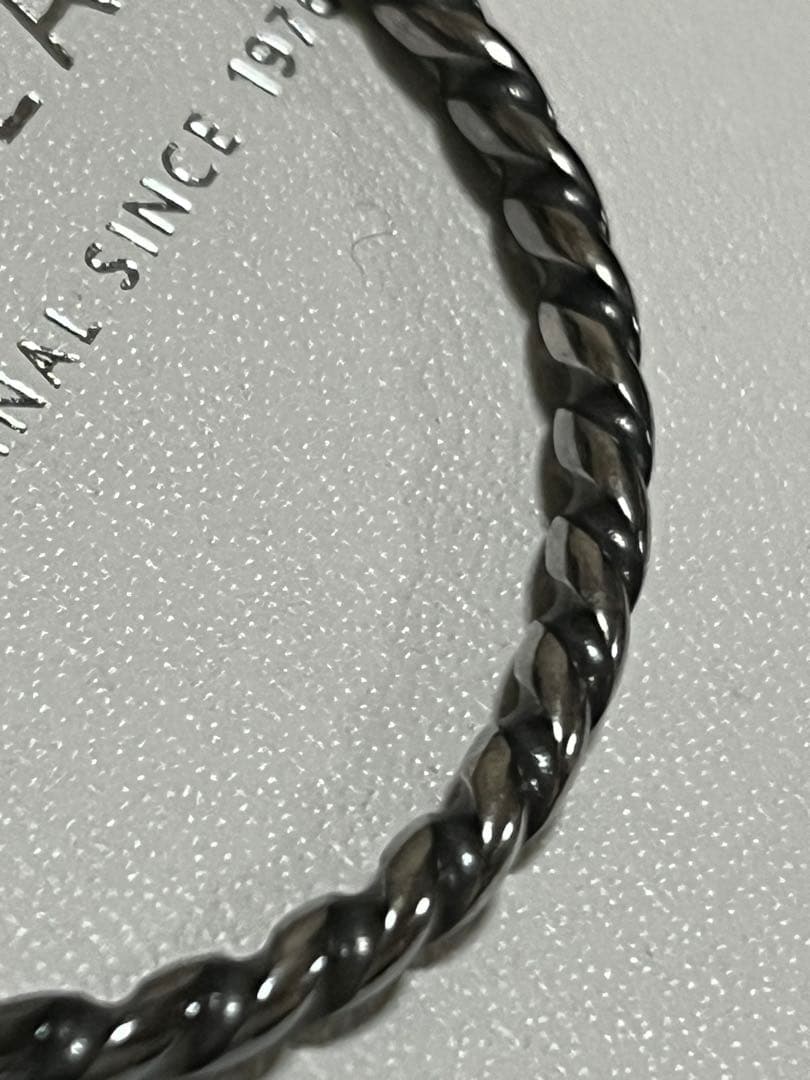 トロールビーズ　ツィステッドシルバーバングル