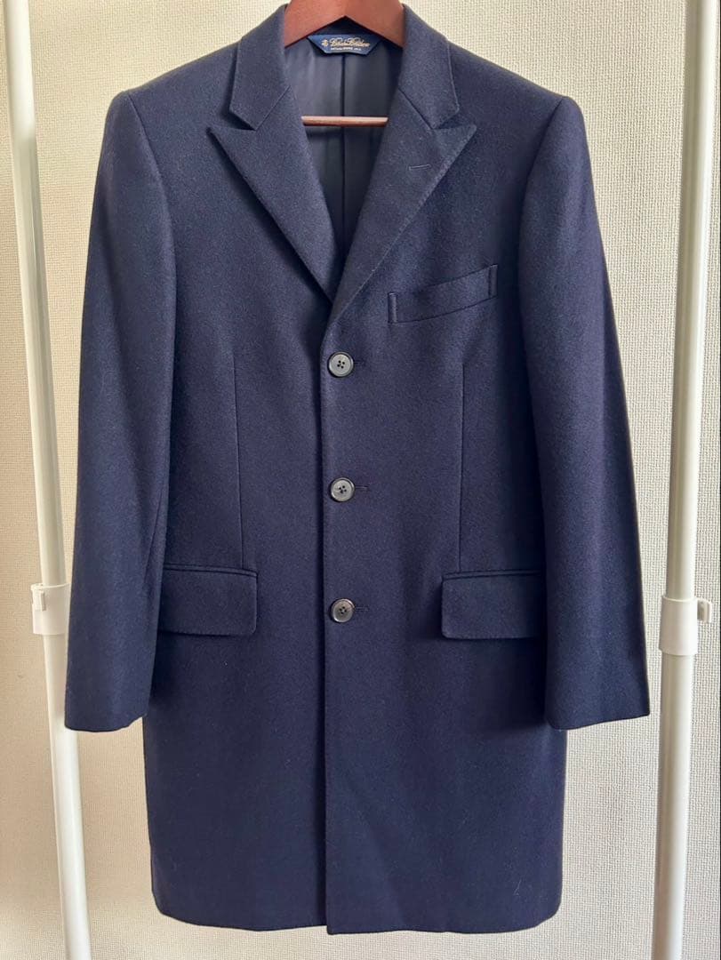 ［美品][素材良］ブルックスブラザーズ　チェスターフィールドコートラルフローレン