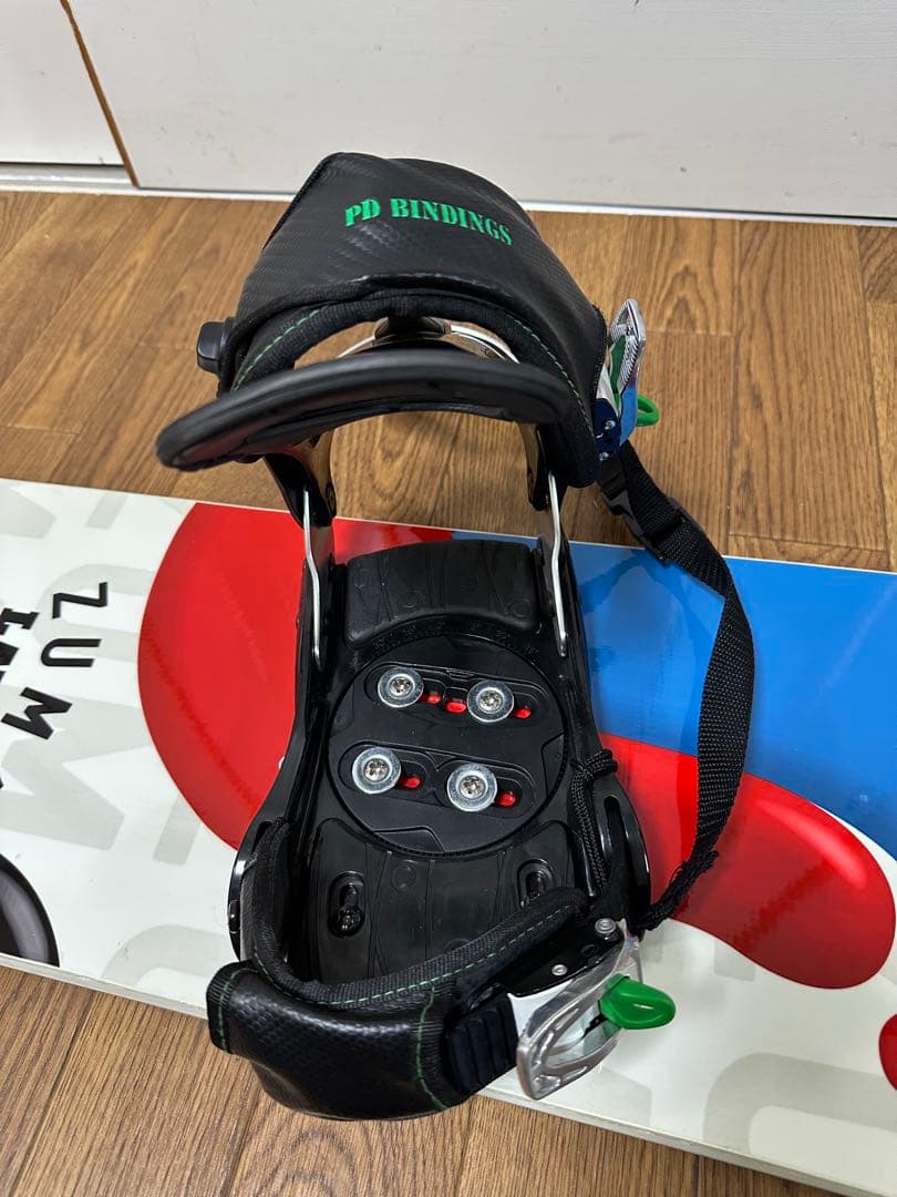 美品ツマ ZUMA LAVA 143cm スノーボード ビンディングセット