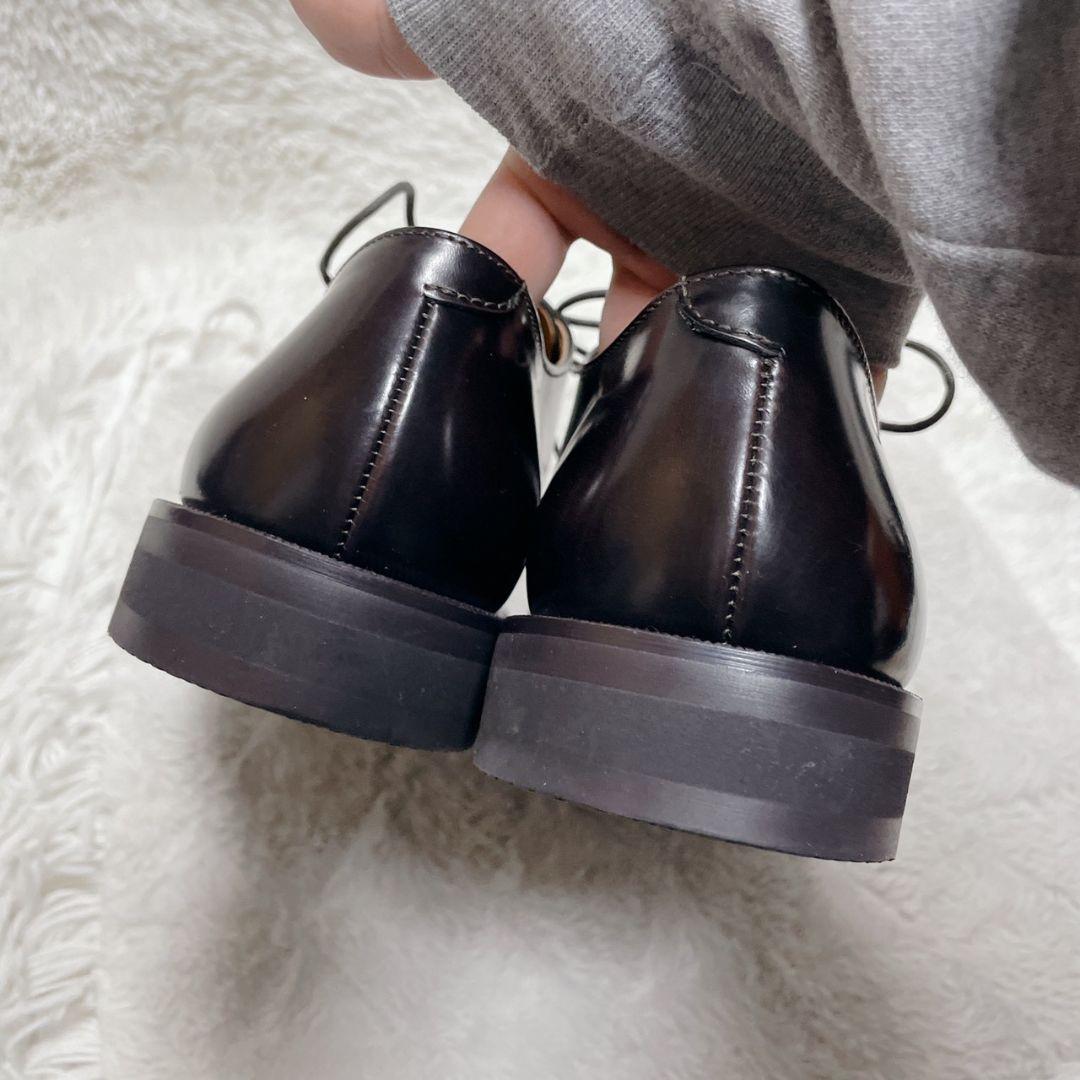 新品　リーガル Ｌ＆H ビジネスシューズ　ダークブラウン　リアルレザー　革靴