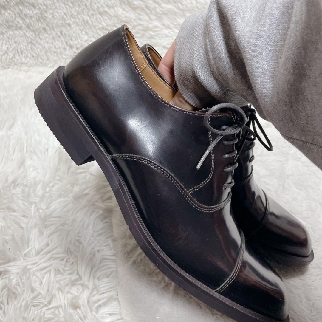 新品　リーガル Ｌ＆H ビジネスシューズ　ダークブラウン　リアルレザー　革靴