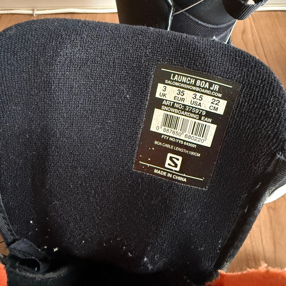 CSB 120cm スノーボード & SALOMON 22cm ブーツ セット
