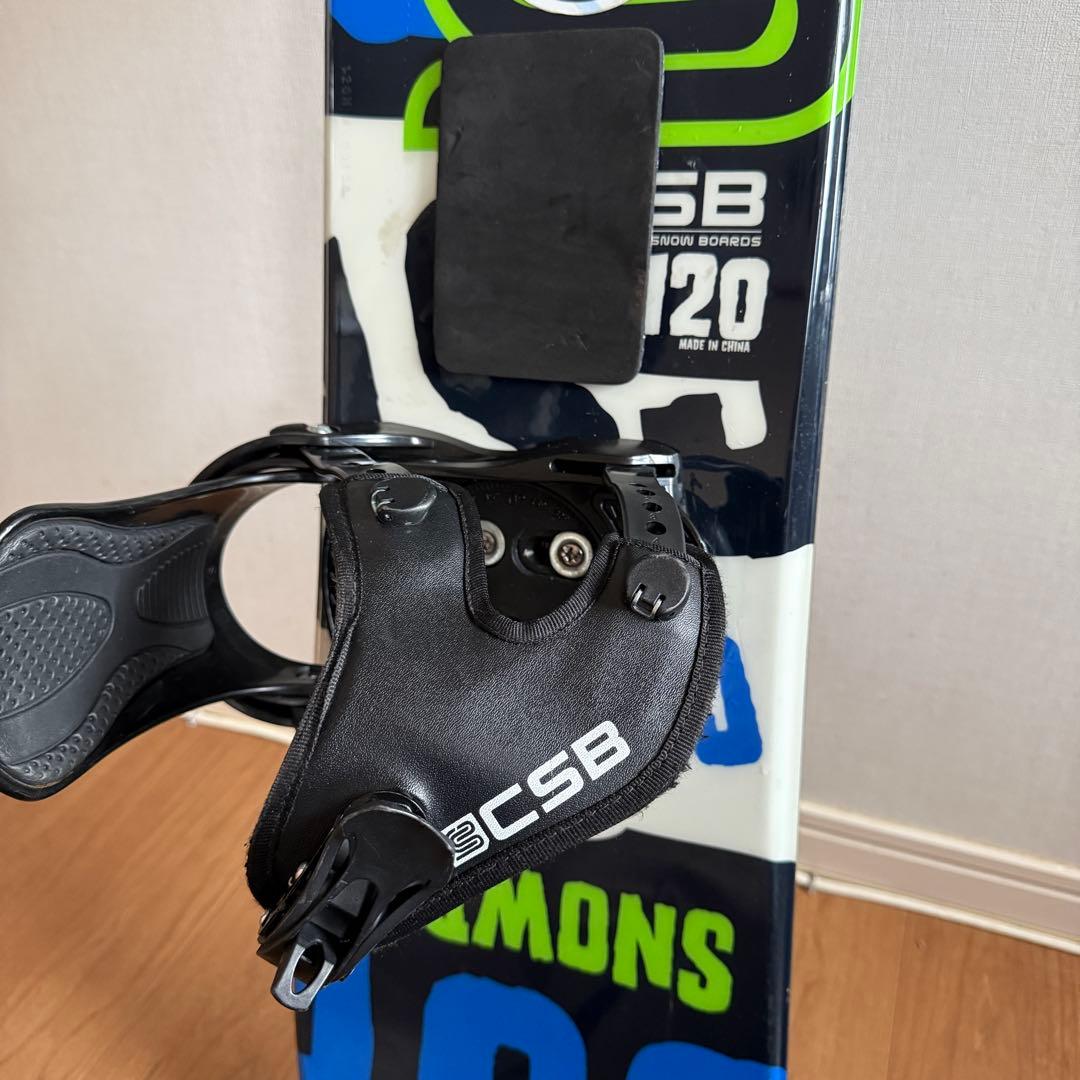 CSB 120cm スノーボード & SALOMON 22cm ブーツ セット