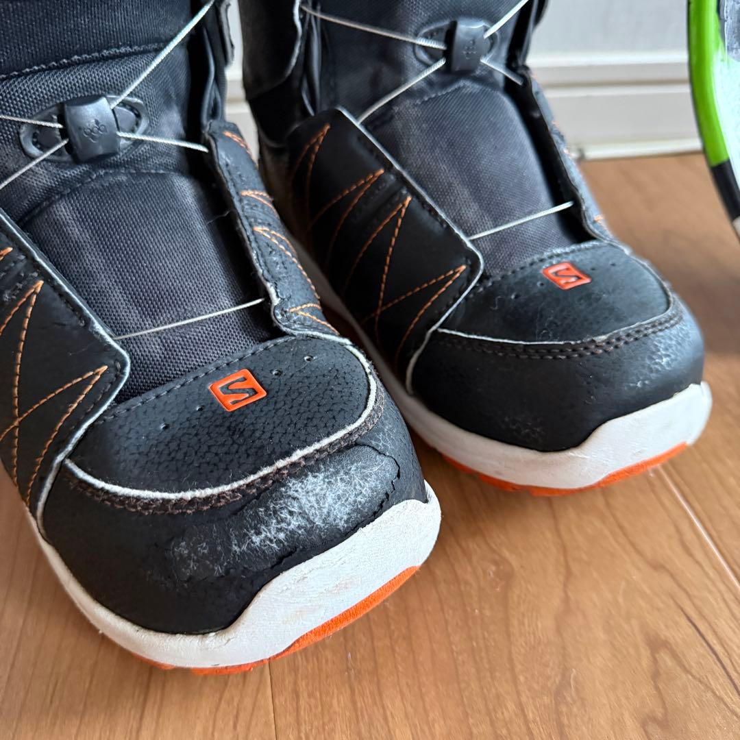 CSB 120cm スノーボード & SALOMON 22cm ブーツ セット