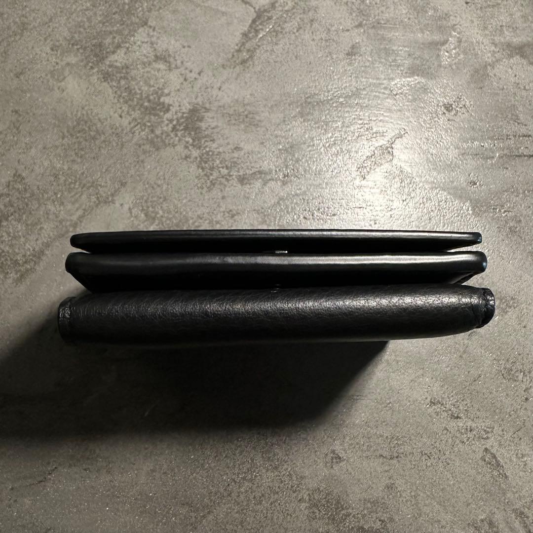 超美品 BALENCIAGA 三つ折り財布 ブラック