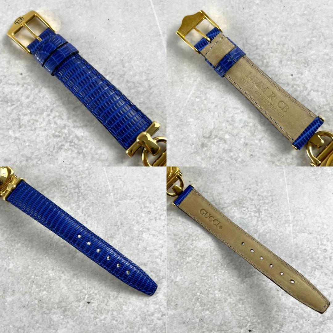 極美品 GUCCI グッチ ホースビット 6300L クォーツ レディース腕時計