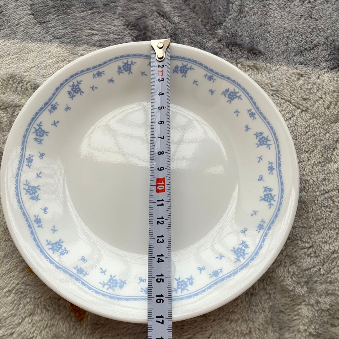 コレール　青い花模様の皿とボウルセット１５枚