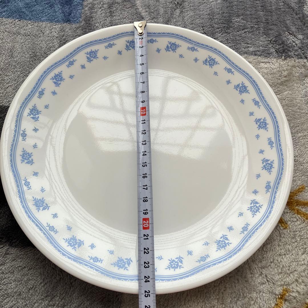 コレール　青い花模様の皿とボウルセット１５枚