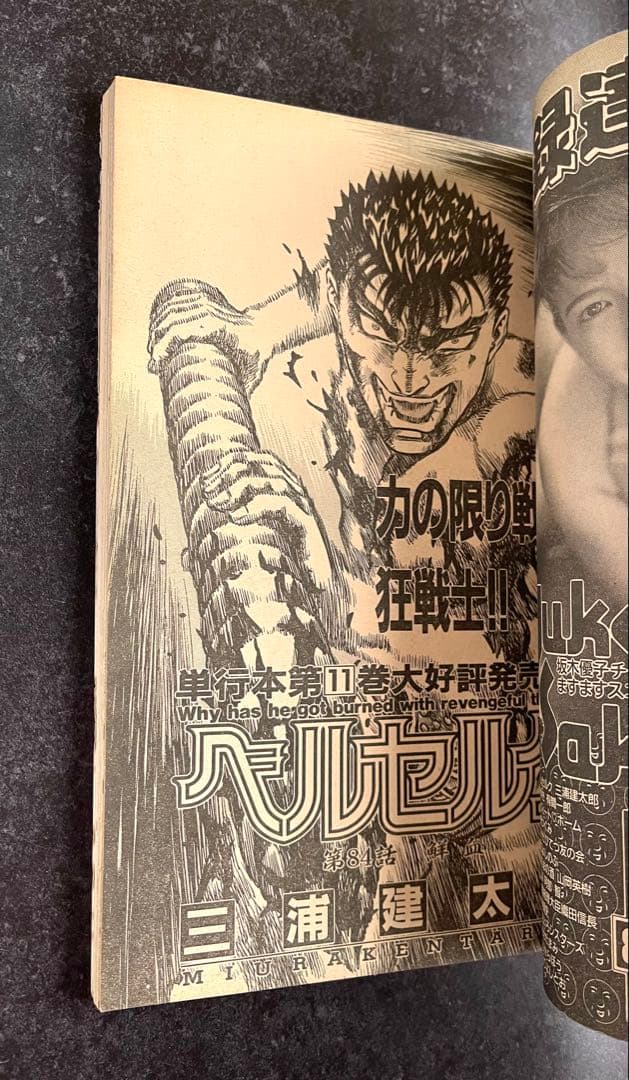 ●ヤングアニマル 1996年 No.15 ●ベルセルク 第84話 三浦建太郎
